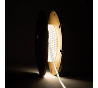 Ruban Led Dimmable 220v Smd Auto-Redressement 120 Led/M Bobine 20m 12w/M 1080lm/M Super Étroite Largeur 6.5mm Coupe 10cm Ip65 2200k Super Chaud