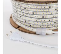 Ruban LED Dimmable 220V SMD Auto-redressement 120 LED/m BOBINE 50m 10W/m 1000lm