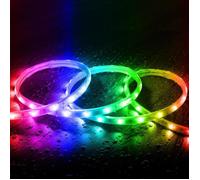 Ruban LED Extérieur Solaire 24V DC SMD2835 30 LED/m 15m IP65 Largeur 12mm Coupe 100 cm RGB