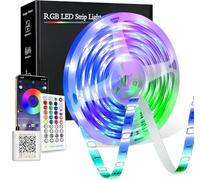 Ruban LED, led chambre 20M Bluetooth Bande LED RGB 24V, Bande Lumineuse LED RGB avec Contrôle d'App Télécommande IR 40 Touches et Commande Bluetooth,pour chambre, Bar, Cuisine, Mariage, Fête