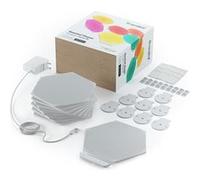 Nanoleaf Shapes Hexagone Kit de Démarrage, 9 Panneaux Lumineux LED Connectés - Appliques Murales Luminaires Intérieur Modulaires RGBW Wi-Fi, Compatible Alexa, pour Salon Chambre ou Bureau Gaming