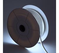 Ruban Led Néon 24v Bobine 50m 9.5w/M Coupe 5cm Ip65 Nflex6 Blanc Froid