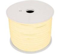 Ruban LED Néon Dimmable 220V BOBINE 50m Blanc Chaud Semi-Circulaire 180 7.5W/m Coupe 100cm IP67 3000K Blanc chaud G