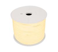 Ruban LED Néon Dimmable 220V BOBINE 50m Blanc Chaud Semi-Circulaire 180 7.5W/m Coupe 100cm IP67 3000K Blanc chaud