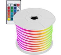 Ruban LED Néon Dimmable 220V BOBINE 50m RGB Semi-Circulaire 180 9W/m Coupe 100cm IP67 RGB G