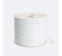 Ruban LED Néon Dimmable 220V BOBINE 50m Vert Semi-Circulaire 180º 7.5W/m Coupe