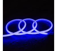 Ruban Led Néon Dimmable 220v Circulaire Sflex17 8w/M Coupe 100cm Ip65 Sur Mesure Bleu 15 M