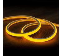 Ruban Led Néon Dimmable 220v Jaune Semi-Circulaire 180 7.5w/M Coupe 100cm Ip67 Sur Mesure 5 M