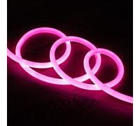 Ruban Led Néon Dimmable 220v Rose Circulaire 360 9w/M Coupe 100cm Ip67 Sur Mesure 4 M
