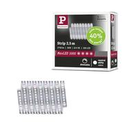 Ruban LED Paulmann MaxLED 1000, 2,5 m, blanc neutre 4000 K, 18 W, argent | Dimmable, autocollant, découpable à la longueur souhaitée, 1 100 lm/m, IP20, pour des applications variées