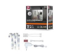 Ruban LED Paulmann yourled eco, blanc chaud, 1 m, 2,4 W | KIT COMPLET - Kit complet prêt à l'emploi comprenant un bloc d'alimentation 230 V/12 V avec câble d'alimentation et fiche