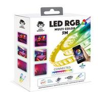 Ruban LED RGB Gaming Geek Monkeys Edition Connected 5 m Bleu, Vert, Jaune, Violet E