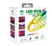 Ruban LED RGB Geek Monkeys 5 m + Télécommande et USB