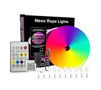 Ruban LED RGB | Ruban Personnalisable,Accessoires d'Éclairage Intelligent à Découpe et Changement de Couleur par Son pour Balcons, Fêtes, Jardins, Chambres et Décors