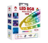 Ruban LED RGB XL Geek Monkeys 10 m avec revêtement en silicone + Télécommande