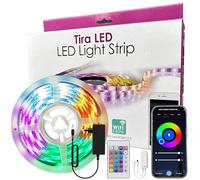 Ruban Led Smart WiFi 24W 5m IP65, RGBW 2700K-6500K, éclairage décoratif pour chambre, Bande Led Réglable et multicolore, application TUYA, Alexa et Google Assistant