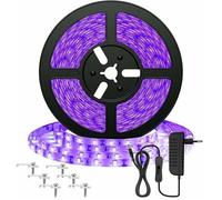 Ruban LED UV - YYV - 5 m - 300 LEDs - 12V - Lumière Noire Violet