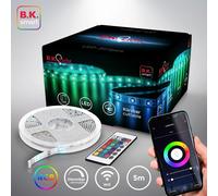 Ruban LED WiFi connecté blanc dimmable 5m Smart LED Stripe Appli voice contrôle