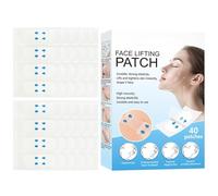 Ruban Lifting Visage Discrète | Bandes Cou Imperméables Effet Tenseur | Patchs Respirants Élastiques 40 Unités Soin Beauté Modelant Utilisation Nuit Sport Femmes
