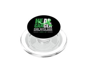 Ruban Luc 1-37 « He Can Heal Christian Faith » PopSockets PopGrip pour MagSafe