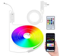 Ruban lumineux connecté 5 m avec LED néon RVBB-IC [Lunartec]