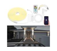 Ruban lumineux étanche connecté 5 m avec LED néon CCT Lunartec