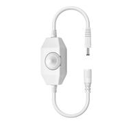 Ruban lumineux LED à couleur unique avec bouton de contrôle rotatif pour éclairage décoratif de la pièce dans les maisons intérieures, variateur de lumière LED, contrôleur de luminosité rotatif, pièce