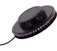 Ruban lumineux LED Roue lumineuse pour fête Capteur musical 48xRGB-LED Câble USB Ø12,5 cm Briloner