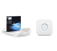 Ruban lumineux Philips Hue Lighstrip Plus 2 m + Pont de connexion Hue Bridge