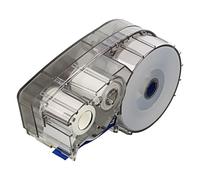 Ruban M21-375-595-BL 9,53mm 6,4m bleu Couleur du dessin : blanc auto-adhésif ...