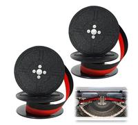 Ruban Machine a Ecrire, 2 Paquets de Ruban Adhésif en Nylon pour Machine à Écrire, Compatible with Olivetti Most Writing Machines, 7 Mètres par Paquet