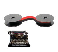 Ruban Machine a Ecrire GR-4 Compatibles avec Olivetti, Ruban de Machine À Écrire En Nylon, Ceinture Bicolore Rouge et Noire Rallongée de 8 Mètres Convient à ce Produit La Plupart des Machines À Écrire