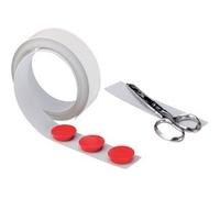 ruban magnétique blanc, autoadhésif, 35 mm x 5 m