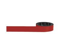 Ruban magnétique flexible 1000 x 15 mm, rouge, découpable, inscriptible