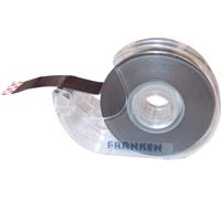 Ruban magnétique FRANKEN en distributeur noir 19 mm x 8 m