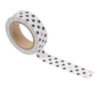Ruban Masking Tape "Étoiles" 5M Blanc Blanc G
