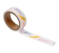 Ruban Masking Tape "Plumes" 5M Blanc Blanc G
