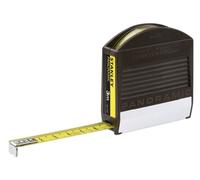 Ruban mesure de 3 mt boîtier en ABS avec fenêtre supérieure PANORAMIC Stanley 0-
