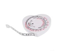 Ruban Mesure Obésité 150cm Code Couleur Risque Santé | Plastique pour durable , rétractable fluide, usage main unique, compact 8x8cm, pour facile rangement