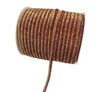 Ruban MéTallique Pailleté 15mm Sparkle Glitter Metallic Velvet Ribbon Wedding Party Decoration Gift Wrapping Hair Bowknot DIY(Color-12,5yards)