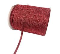 Ruban MéTallique Pailleté 15mm Sparkle Glitter Metallic Velvet Ribbon Wedding Party Decoration Gift Wrapping Hair Bowknot DIY(Color-05,5yards)