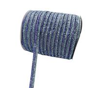 Ruban MéTallique Pailleté 15mm Sparkle Glitter Metallic Velvet Ribbon Wedding Party Decoration Gift Wrapping Hair Bowknot DIY(Color-24,10yards)