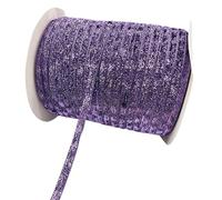 Ruban MéTallique Pailleté 15mm Sparkle Glitter Metallic Velvet Ribbon Wedding Party Decoration Gift Wrapping Hair Bowknot DIY(Color-09,5yards)