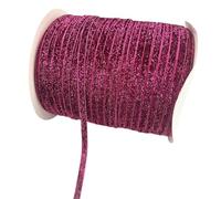 Ruban MéTallique Pailleté 15mm Sparkle Glitter Metallic Velvet Ribbon Wedding Party Decoration Gift Wrapping Hair Bowknot DIY(Color-08,10yards)