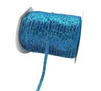 Ruban MéTallique Pailleté 15mm Sparkle Glitter Metallic Velvet Ribbon Wedding Party Decoration Gift Wrapping Hair Bowknot DIY(Color-07,5yards)