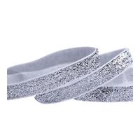 Ruban MéTallique Pailleté Ruban de velours pailleté, large bordure en dentelle, sequins métalliques, rubans nylon for loisirs créatifs, 9, 16, 25, 38, 100 yards(Color-12,19mm 100yards)