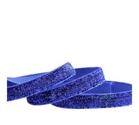 Ruban MéTallique Pailleté Ruban de velours pailleté, large bordure en dentelle, sequins métalliques, rubans nylon for loisirs créatifs, 9, 16, 25, 38, 100 yards(Color-02,19mm 100yards)