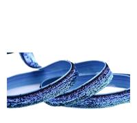 Ruban MéTallique Pailleté Ruban de velours pailleté, large bordure en dentelle, sequins métalliques, rubans nylon for loisirs créatifs, 9, 16, 25, 38, 100 yards(Color-23,38mm 50yards)