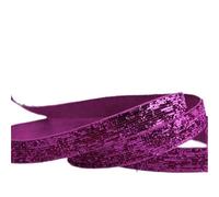 Ruban MéTallique Pailleté Ruban de velours pailleté, large bordure en dentelle, sequins métalliques, rubans nylon for loisirs créatifs, 9, 16, 25, 38, 100 yards(Color-05,32mm 50yards)