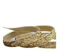 Ruban MéTallique Pailleté Ruban de velours pailleté, large bordure en dentelle, sequins métalliques, rubans nylon for loisirs créatifs, 9, 16, 25, 38, 100 yards(Color-03,38mm 50yards)